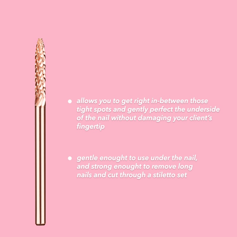 Kiara Sky Under Nail Cleaner Drill Bit features